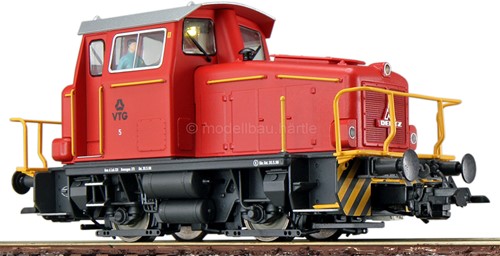 ESU 31435 H0 - Diesel Locomotief, H0, KG230, 5 VTG , rood, Ep V, LokSound, Raucherzeuger, Rangierkupplung, DC/AC