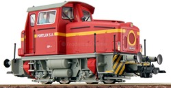ESU 31446 H0 - Diesel Locomotief, H0, KG230, Portlux SA, rood, Ep IV, LokSound, Raucherzeuger, Rangierkupplung, DC/AC