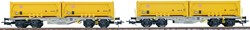 ESU 36601 H0 - Containerdraagwagen H0 Sgmmns D-AAEC Ep. VI DC
