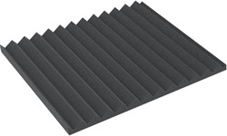 Feldherr CPMEVI030 N - Zigzagpatroon 500 x 500 x 30 mm aanpasbaar schuimbak N-spoor