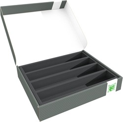 Feldherr FSLB055P10 H0 - Opbergdoos - 4 sleuven voor H0-spoor horizontaal