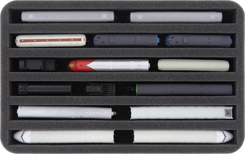 Feldherr HSMB040P26 Z - Magnetische Box geel - 6 sleuven voor spoor Z - horizontaal-3